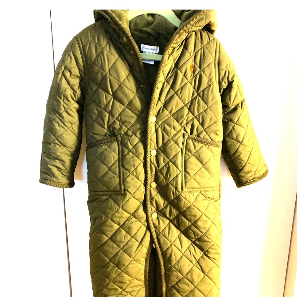 Ralph Lauren
Boys' Quilted One-Piece Snowsuit